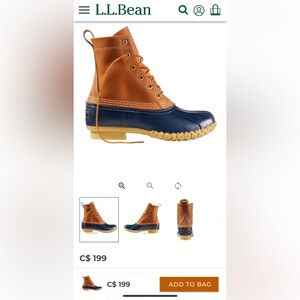 LN LL BEAN Boots